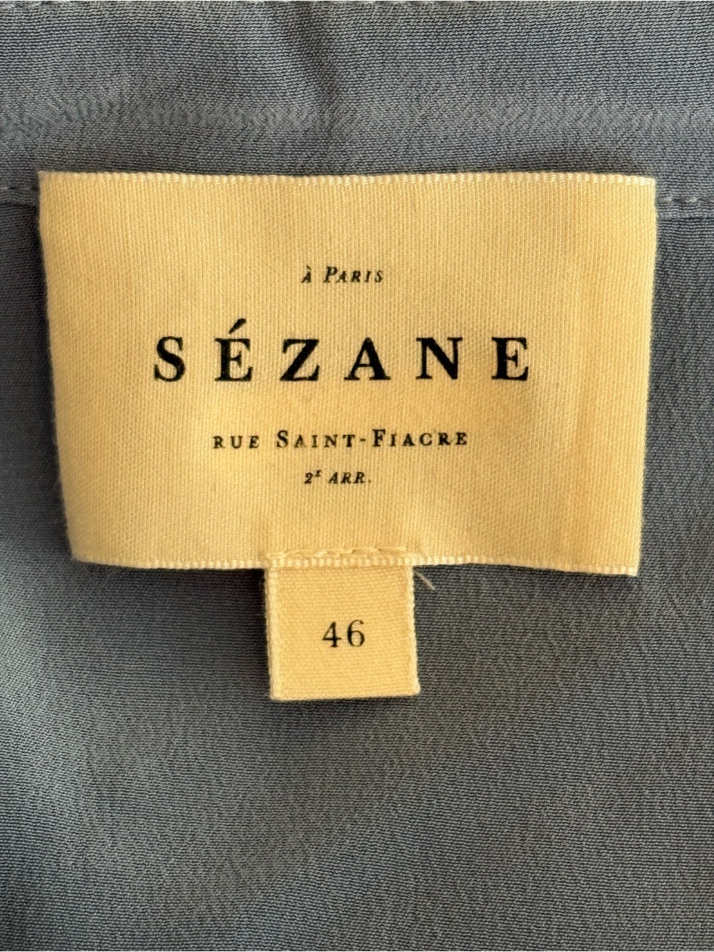 Sezane Chlo Silk Ruffle Blouse - Picture 8 of 10
